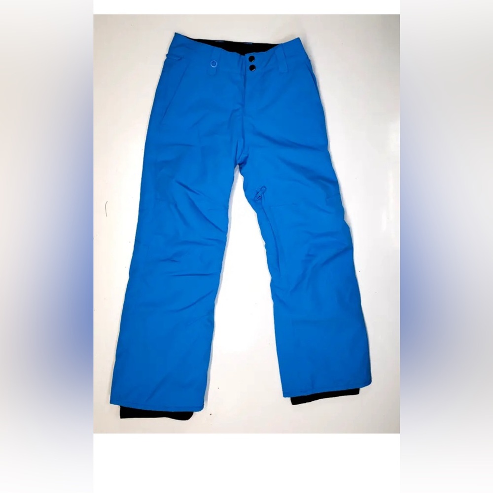 Quiksilver Youth Size 10 M Dry Flight Snow Ski Snowboard Pants Blue